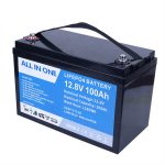 Prezzo di fabbrica Deep Cycle Solar RV Caravan Marine 12 volt Batterie agli ioni di litio 12V 100ah LiFePO4 Batteria