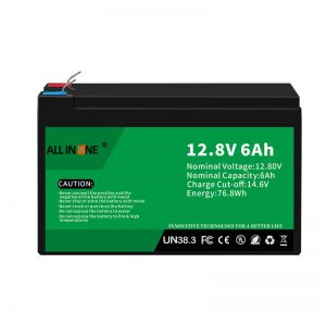12.8V 6Ah batteria ricaricabile LiFePO4 piombo acido sostituire batteria agli ioni di litio 12V 6Ah