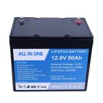 Batteria agli ioni di litio Lifepo4 12v 80Ah