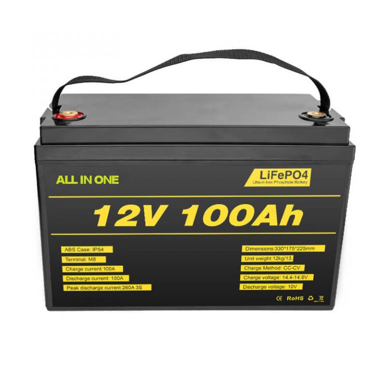Batteria AGM 12V 100Ah Ciclica Deep Cycle - Per Fotovoltaico, Camper, Barche E Impianti Solari