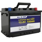 Sostituzione GEL / AGM Batteria di accumulo di energia solare 12v 100ah Batteria agli ioni di litio LifePo4