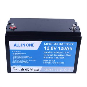 Batteria ricaricabile 12V 120Ah agli ioni di litio