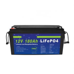 Batteria al litio LiFePO4 12V 180Ah per sistemi di accumulo di energia solare per biciclette elettriche