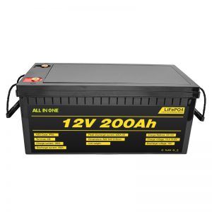 Auto elettrica personalizzabile 12V Lifepo4 batteria 12.8v 200ah con 2000 cicli di vita lifepo4 batteria