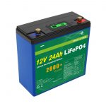 Batteria solare a ciclo profondo 24v 48v 24ah Lifepo4 Batteria UPS 12v 24ah