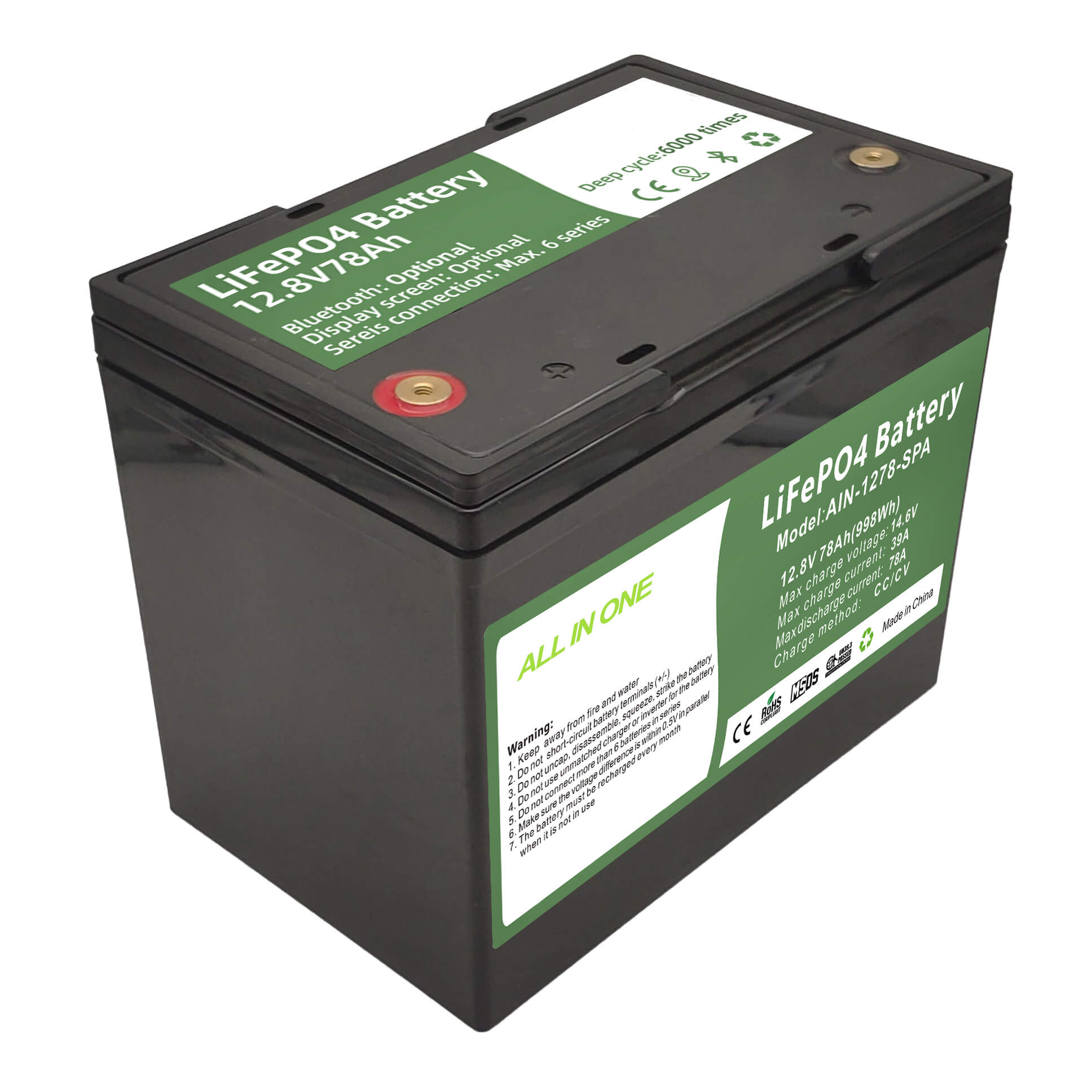 Batteria al litio ricaricabile a celle cilindriche da 12 volt 70ah