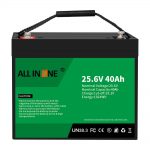Batteria/sostituzione al litio ferro fosfato da 25,6 V 40 Ah