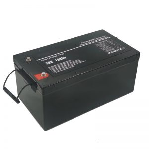 Pacco batteria 36v 100ah agli ioni di litio impermeabile a ciclo profondo lifepo4 36v per barche marine ed ev