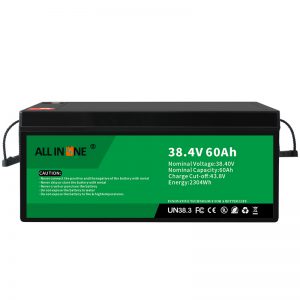Batteria al litio ferro fosfato da 38,4 V 60 Ah per VPP/SHS/Marine/Veicolo 36 V 60 Ah