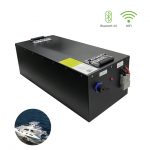 batterie ricaricabili LiFePO4 16S1P 48V 100Ah personalizzate flessibili Akku per pacco batterie per barche marine e yacht Con Bluetooth
