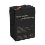 Batteria al litio LiFePO4 a ciclo profondo 6V 6Ah economica per sistemi di accumulo di energia solare