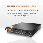 Accensione / spegnimento rete 48v 10kW accumulo di energia sistema solare lifepo4 48v 50Ah 100Ah 200Ah batteria al litio