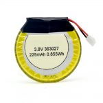 Batteria LiPO personalizzata 363027 3,7 V 225 mAH