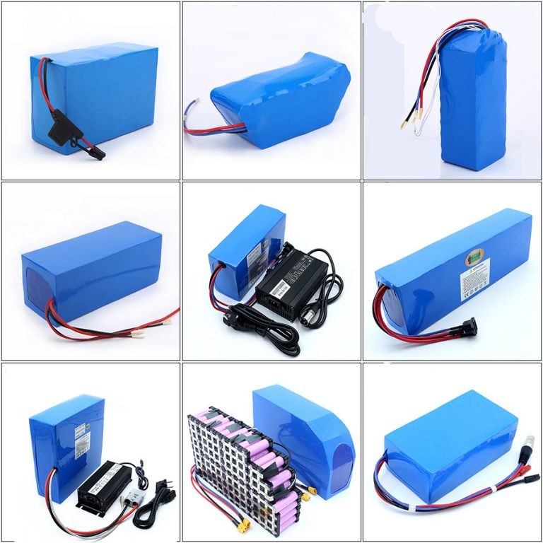 Batteria agli ioni di litio 48V 12Ah 14Ah 18Ah 20Ah con caricatore 54.6V 200W-1200W 250W 300W 400W 500W 800W 1000W Può essere utilizzato per scooter auto giocattolo ecc